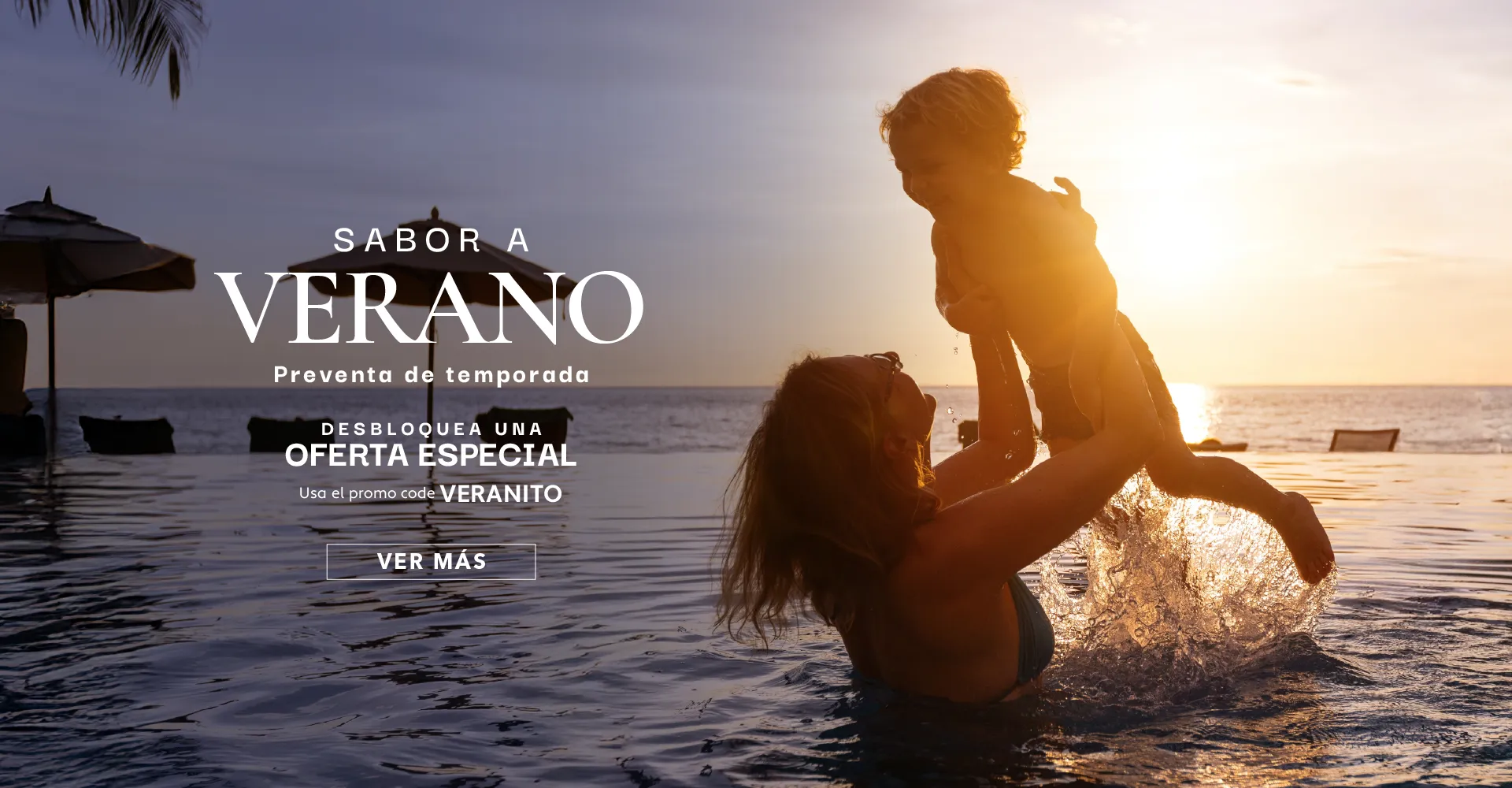 Vacaciones de verano en la playa en Nuevo Vallarta