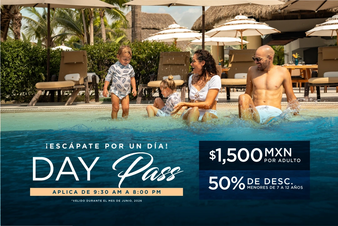 Day pass Mozzamare Beach club Nuevo vallarta